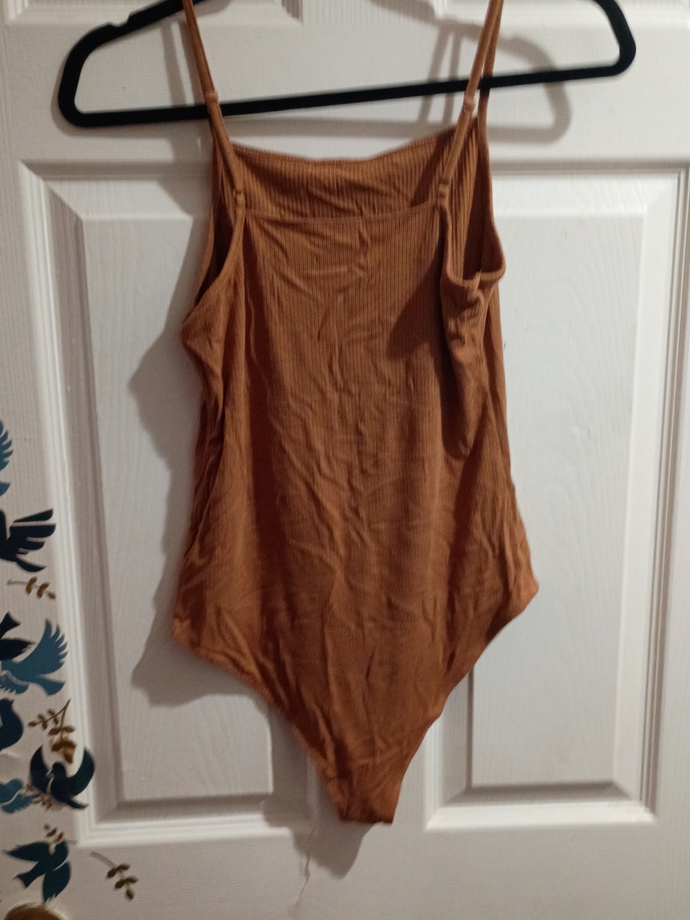wild fable Ribbed Scoop Bodysuit in Brown/Tan NWOT - Picture 3 of 3